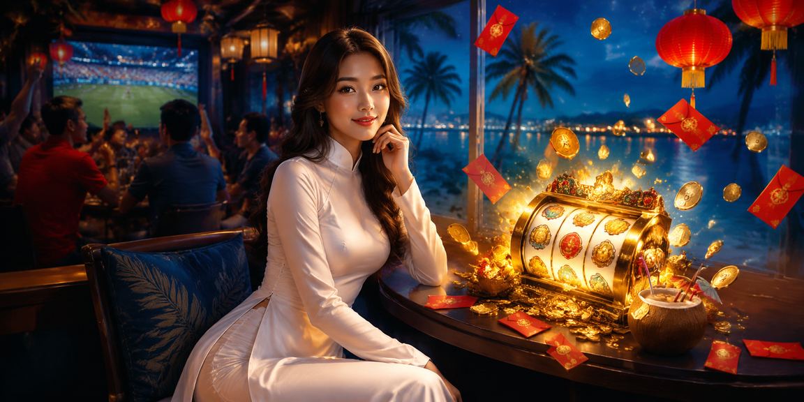Phụ nữ Hà Nội mặc áo dài chơi slot game trực tuyến trên thiết bị di động
